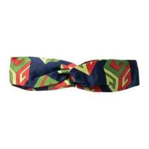 GUCCI Cuboband Geometric Silk Headband